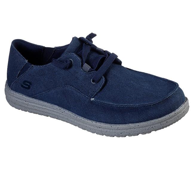 Zapatos Colegio Skechers Hombre - Melson Azul Marino ABKJN1327